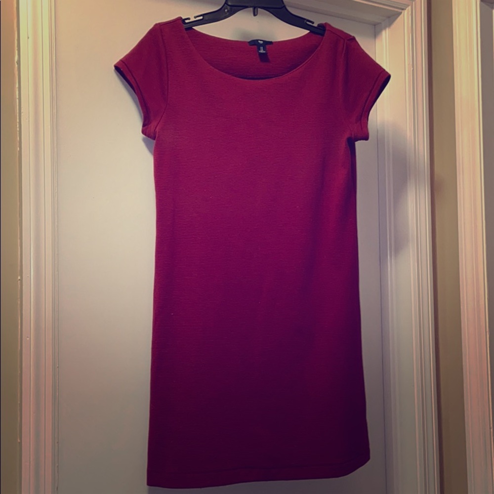 Maroon Gap Dress